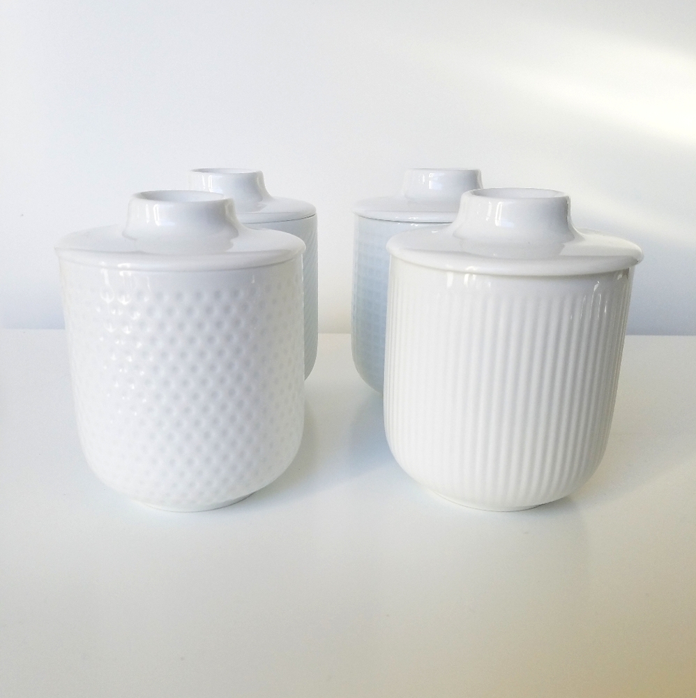 JIA, Inc Persona Porcelain Covered Teacups